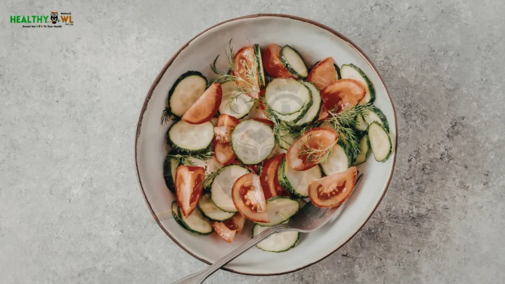 Detox Salad for Weight Loss | Cucumber Yogurt Salad Recipe