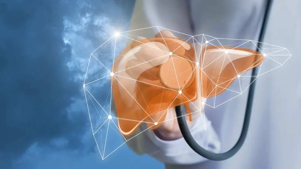 Visual explaining early signs of liver load including constant tiredness, poor digestion, acne, headaches, and sluggish metabolism.