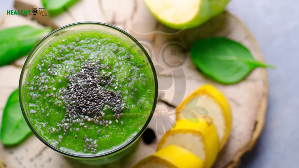 Spinach coconut smoothie for weight loss