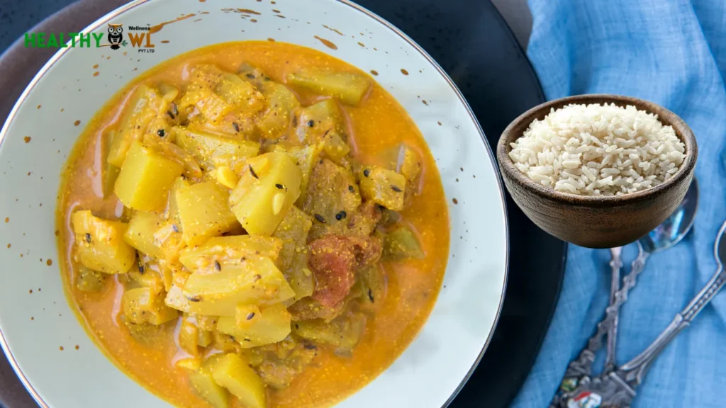 Lauki and rice recipe